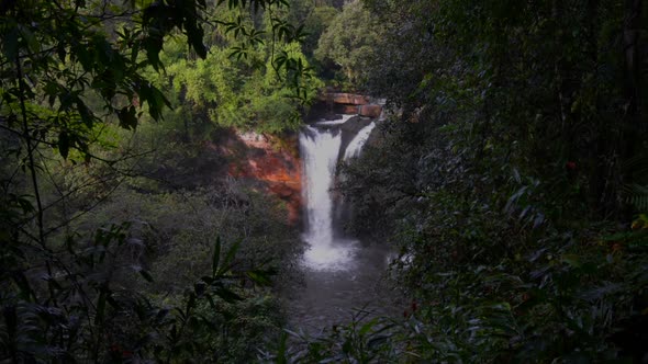 Haew Suwat Waterfall in Khao Yai National Park, Thailand