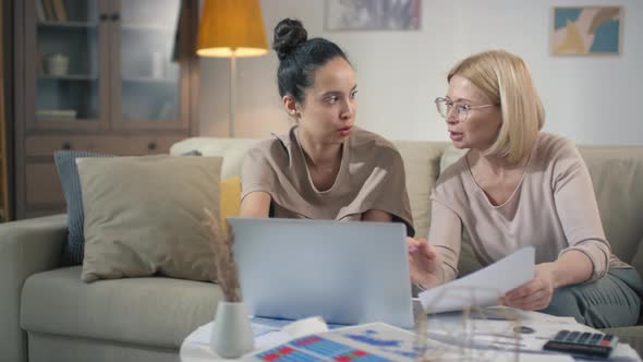 Woman Helping To Manage Finances