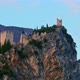 Arco Castle on Rocky Cliff Horizontal Pan of Trentino Alto Adige  Trento  Italy Landmarks - VideoHive Item for Sale