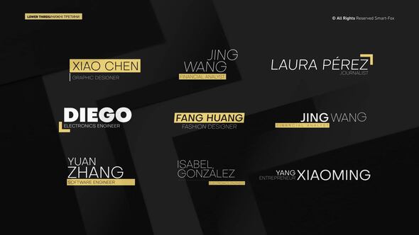 Lower Thirds [ After Effects ] alt