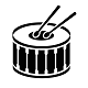 Logo Percussion Drum