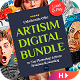 Artisim Digital Bundle - 10 Photoshop Actions - GraphicRiver Item for Sale