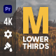 Minimal Lower Thirds | MOGRT - VideoHive Item for Sale