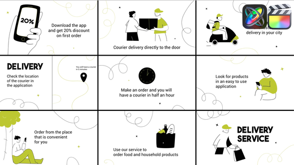 Delivery Service Explaner for FCPX alt