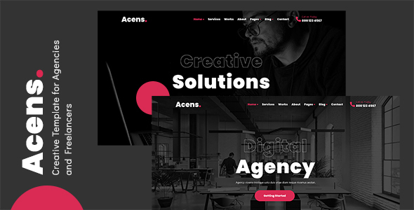 Acens - Creative Template for Agencies and Freelancers