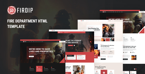 Firdip - Fire Department HTML Template