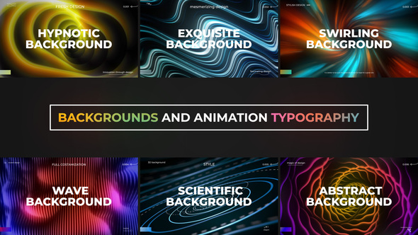 Backgrounds and Animation Typography