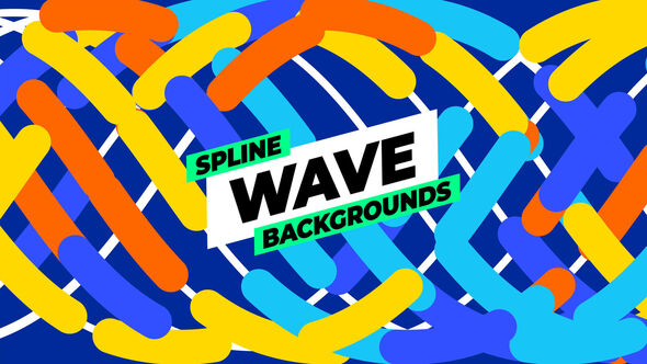 Spline Wave Backgrounds