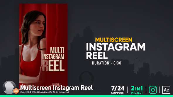Multiscreen Instagram Reel