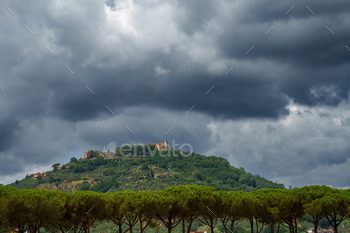 Montecatini Terme, famous spa town in Tuscany, Italy