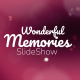 Memories Slideshow - VideoHive Item for Sale