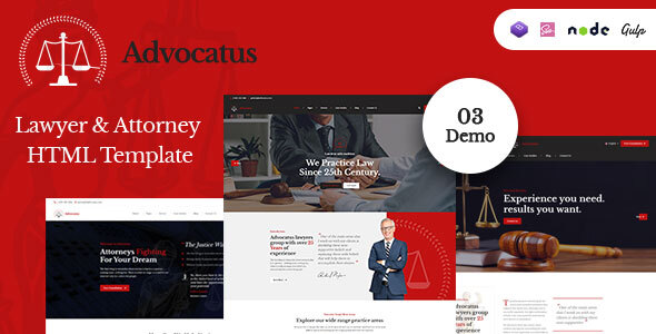 Advocatus - Lawyer & Attorney HTML Template