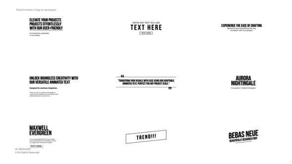 Animation Text 4.0 | FCPX alt