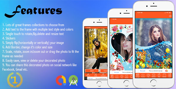 Universal Photo Frame Editor (Supported android 14 and SDK 34)