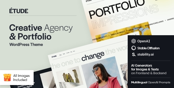 Etude — Creative Agency & PortfolioTheme