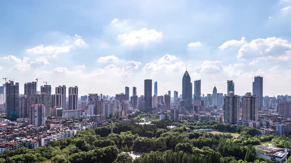 Timelapse of Wuhan city ,China