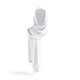 White Shayla - muslim traditional woman headscarf - 3DOcean Item for Sale