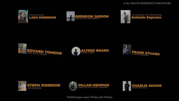 Lower Thirds with Photos 0.0 | AE
