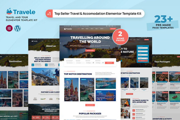 Travele – Travel & Tour Agency Template Kit
