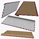 Air Mail Envelope Size DL Style WALLET - 3DOcean Item for Sale
