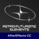3D Chrome Metal Retro-Futuristic Sci-Fi Y2K Element AfterEffects Pack No Plug-in - VideoHive Item for Sale