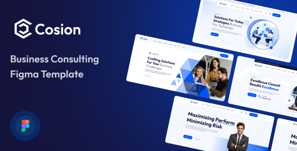 Cosion - Business Consulting Figma Template