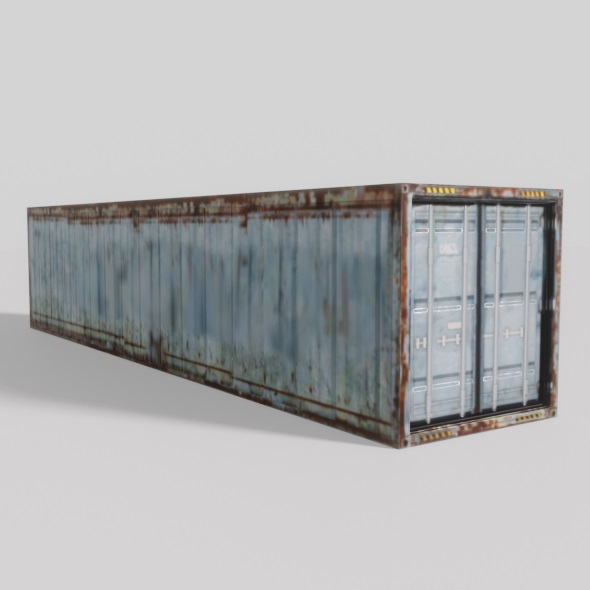 Container - LOW POLY 3D MODEL