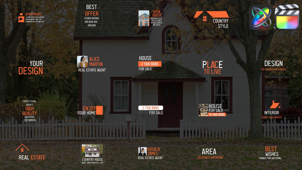 Real Estate Titles for FCPX alt