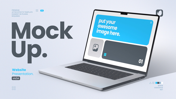 Minimalist Website Presentation alt