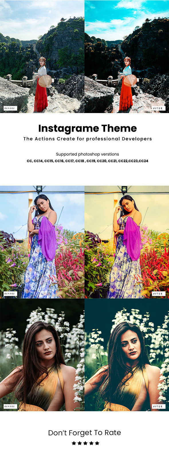 Instagrame Theme Photoshop Actions