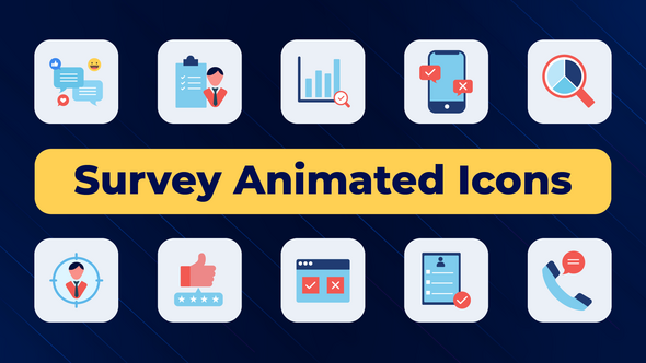 Survey Animated Icons