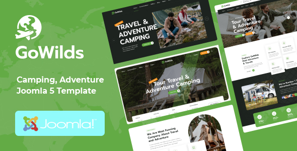Gowilds - Joomla 5 Travel & Tour Booking Template
