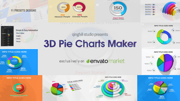 3D Pie Charts Maker