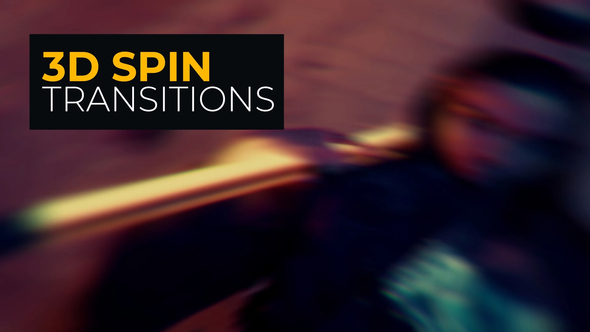 3D Spin Transitions | After Effects