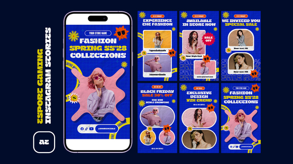 Torn Paper Fashion Instagram Stories alt