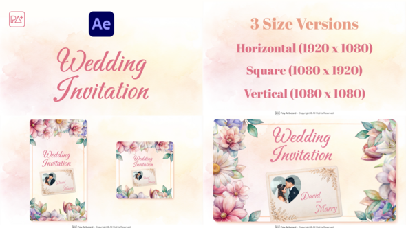 Wedding Invitation For After Effects