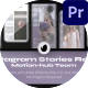 Black White Instagram Stories MOGRT - VideoHive Item for Sale
