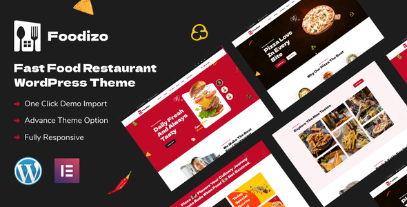 Foodizo - Fast Food Restaurant WordPress Theme