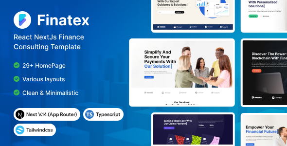 Finatex - React NextJs Finance Consulting Template