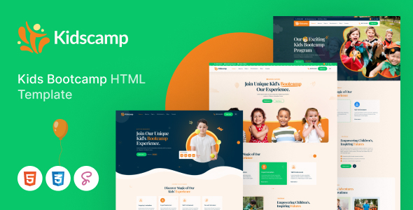Kidscamp - Kids Bootcamp HTML Template