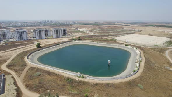 Aqueduct at Netivot City , Israel