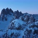 Cadini Di Misurina Mountains at Winter Morning Twilight - VideoHive Item for Sale