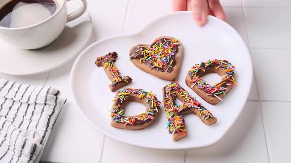 Father's day cookies and coffee.