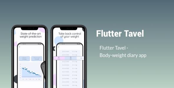 Flutter Tavel - Body-weight diary app