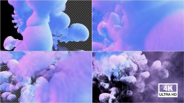 Color Smoke Explosion 4K