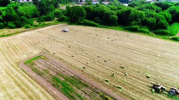 Tractor Working In The Field