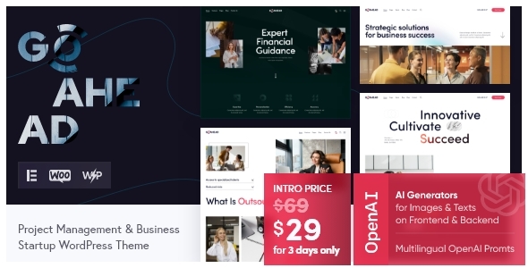 GoAhead — Business StartupTheme