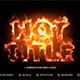 Realistic Fire Title and Logo - VideoHive Item for Sale