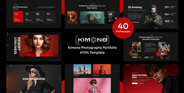 Kimono - Photography Portfolio HTML Template