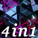 Polygonal Neon (4in1) - VideoHive Item for Sale